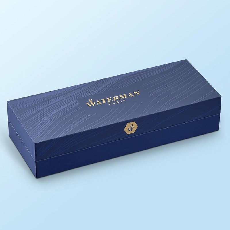 Waterman قلم حبر جاف ووترمان هيميسفير من الفولاذ المقاوم للصدأ مع حواف كروم 9094 - Image 5